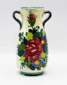 lot 6171 image: Pottery Vase Signed Made in Italy