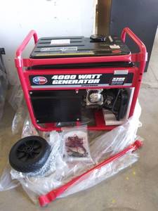lot 34 image: All Power America APGG4000 4000 Watt Portable Generator Gas Powered