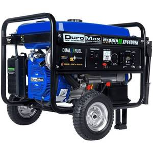 lot 35 image: DuroMax XP4400EH 4400 watt Dual Fuel Hybrid generator with Electric Start