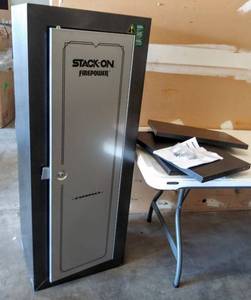 lot 56 image: Stack-On Firepower Ammo Security Cabinet - 21 x 16 x 55