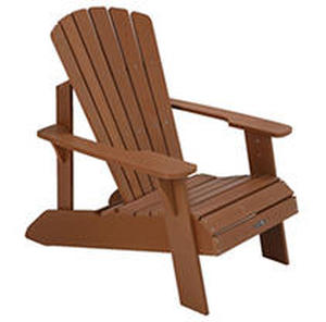lot 59 image: Lifetime Faux Wood Adirondack Chair, Brown - 60064