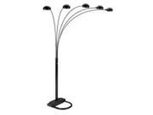 lot 65 image: ORE International 6962BK 5 Arm Arch Floor Lamp, Black