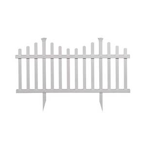 lot 85 image: Zippity Madison VINYL Picket Fence Kit - 2 Pack