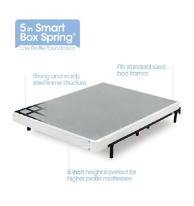 lot 105 image: Zinus 5 Inch Low Profile Smart Box Spring  Mattress Foundation  Strong Steel