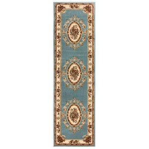 lot 131 image: Well Woven Timeless Le Petit Palais Light Blue Traditional Area Rug 27 X 12 Runner