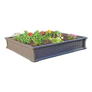 lot 168 image: Lifetime 60069 Raised Garden Bed Kit, 4 by 4 Feet, Pack of 3