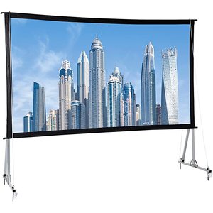 lot 33 image: AmazonBasics Outdoor Projector Screen with Stand - 169, 120-Inch