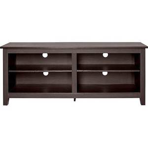 lot 247 image: WE Furniture Wood TV Stand, 58-Inch, Espresso