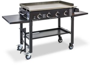 lot 262 image: CHANGE # Blackstone 1554 Station-4-burner-Propane Fueled-Restaurant Grade-Professional 36 inch Outdoor Flat Top Gas Grill Griddle Station-4-bur, 36 - 4 Burner