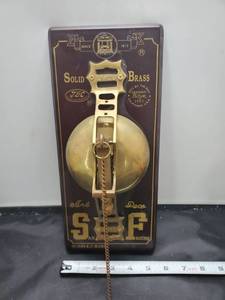 lot 6069 image: Solid Brass Bell Art Deco San Fransisco 1994