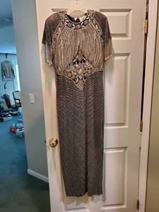 lot 6089 image: Large Creative Creations Indian Beaded Evening Gown