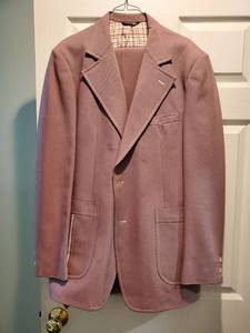 lot 6091 image: Lavender Mens Jacket and Pant Suit - Johnny Carson - Tailor Made