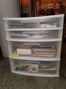 lot 6116 image: Steralite Scrapbooking Supplies in Organizer