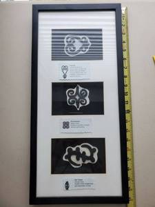 lot 6132 image: Warm Vibes Wall Decor - 3 Symbolic Theology Symbols