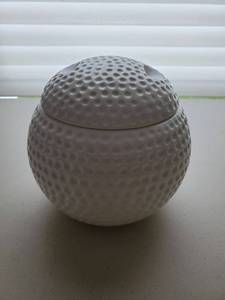 lot 6134 image: Golf Ball Cookie Jar