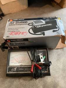 lot 6169 image: Black & Decker Air Compressor and Sears Engine Analyzer