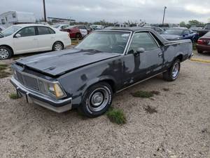 lot 1315 image: 1980 Chevy El Camino Automatic V8 - Vin 1W80HAK501047