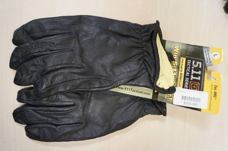 lot 1124 image: 5.11 Leather Tactical Gloves Brand New