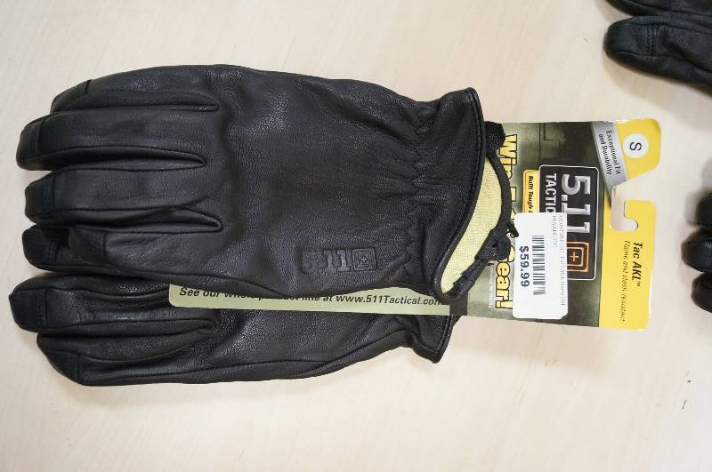 lot 1125 image: 5.11 Leather Tactical Gloves Brand New