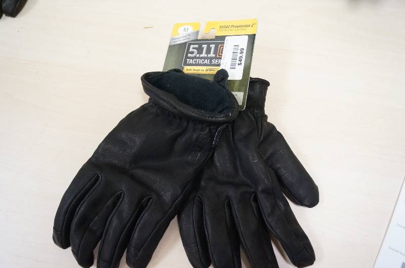 lot 1129 image: 5.11 Kevlar & Leather Tactical Gloves Brand New