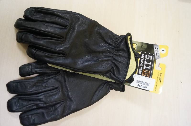 lot 1130 image: 5.11 Kevlar & Leather Tactical Gloves Brand New