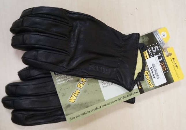 lot 1131 image: 5.11 Kevlar & Leather Tactical Gloves Brand New