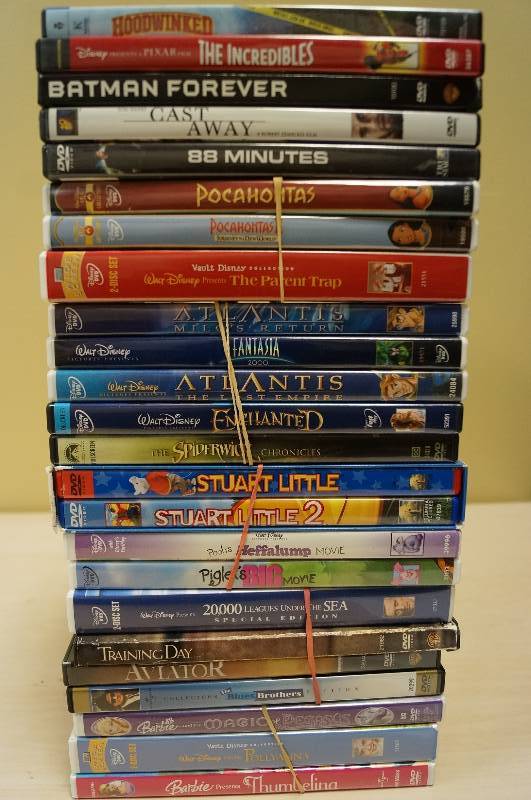 lot 1133 image: Large Lot DVDs - Disney - Great titles