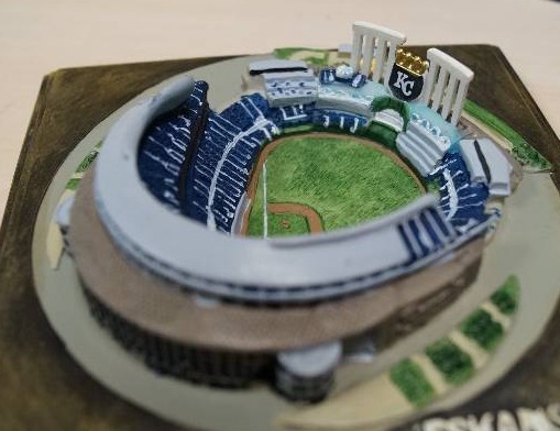 lot 1165 image: Mini Replica Royals Stadium-NEW IN BOX