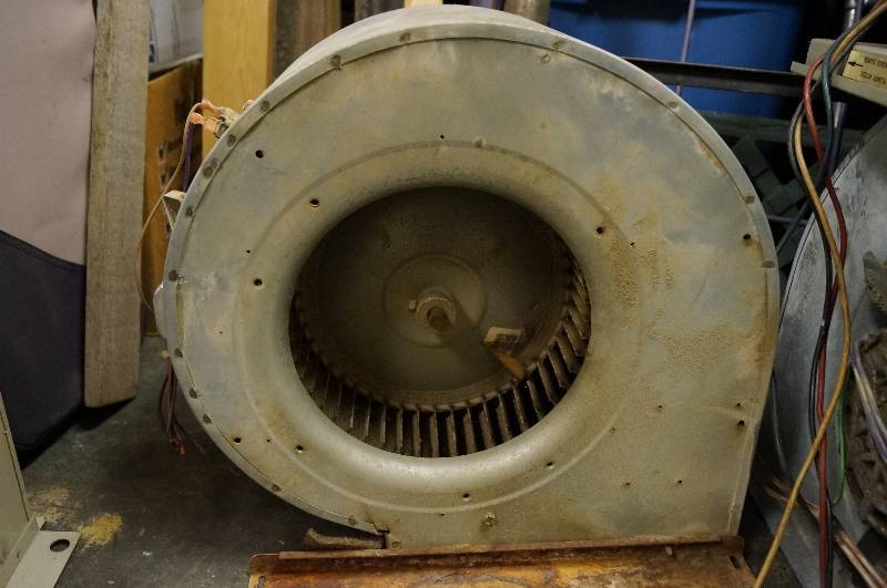 lot 5288 image: Squirrel Cage Blower w multi speed motor