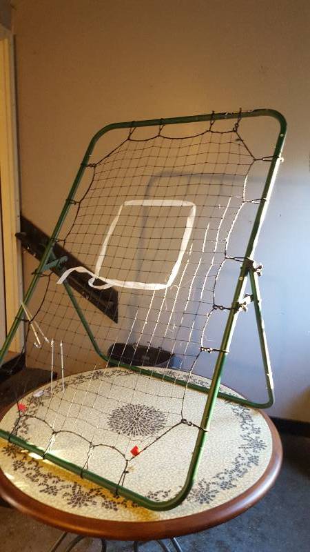 lot 1093 image: Adjustable baseball pitching fieldi...