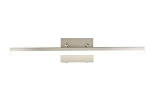 lot 440 image: mirrea 24in Modern LED Vanity Light for Bathroom Lighting Dimmable 24w Brushed Nickel (Cold White 5000K)