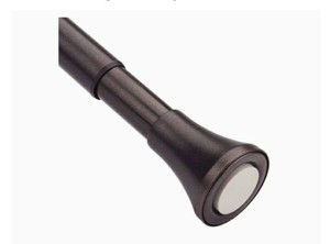 lot 475 image: AmazerBath Spring Tension Curtain Rod, 26-42 Inches Short Rod Doorway Curtain Rod, Rust-Resistance Adjustable Curtain Rod, Bronze