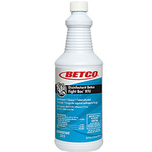 lot 1213 image: Betco Fight-Bac RTU Disinfectant Cleaner - Ready-To-Use Spray - 0.25 gal (32 fl oz) - Citrus Floral Scent - 1 Each - Clear