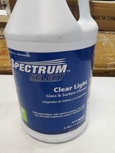 lot 1252 image: Spectrum select clearlight glass and Surface Cleaner