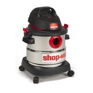 lot 75006 image: Shop-Vac 5989300 Shop-Vac 5 Gal. 4.5 Peak HP Stainless Steel Wet  Dry Vacuum