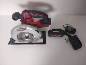 lot 75007 image: Hyper Tough HT Charge 20V 6-12-Inch Circular Saw, AQ8001G
