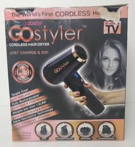 lot 75017 image: Go Styler Pro Cordless Hair Dryer and Styler, As Seen on TV