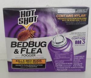 lot 75033 image: Insect Killer Hot Shot Bedbug & Flea Fogger 3 pk