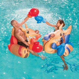 lot 75045 image: Play Day Inflatable Kangaroo Fight Pool Game (2 Pack)
