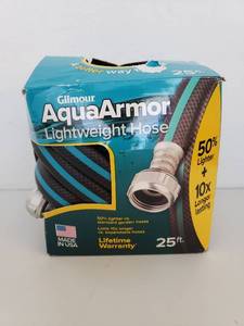 lot 75054 image: Gilmour 25 AquaArmor Lightweight Hose Blue