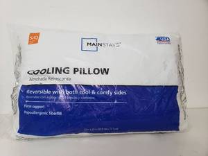lot 75072 image: Mainstays Cooling Pillow StandardQueen