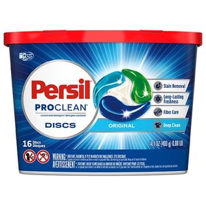 lot 75077 image: Persil ProClean Discs Original, 16 Loads, Unit Dose Laundry Detergent