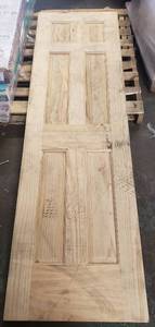 lot 75100 image: Interior Wood Door 38 X 24 X 80