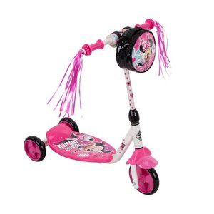 lot 75105 image: Disney Minnie 3 Wheel Preschool Scooter for Girls by Huffy