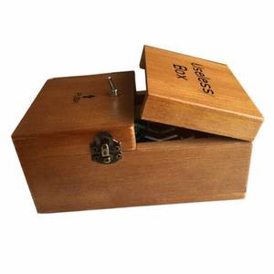 lot 75171 image: m Mosos Turns Itself Off Useless Box Fully Assembled in Real Wood
