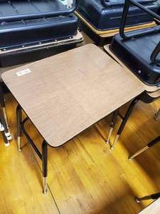 lot 151 image: Open Top Storage School Desk 24 in x 18 in