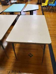 lot 169 image: Rectangular Activity Table 48 in x 30 in