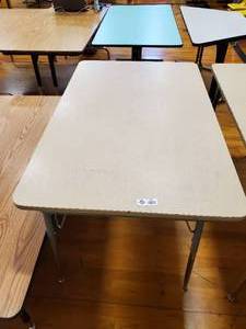 lot 170 image: Rectangular Activity Table 48 in x 30 in