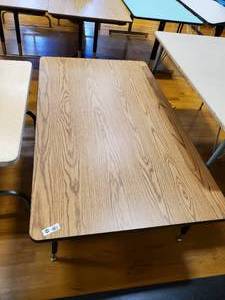 lot 171 image: Adjustable Rectangular Activity Table 60 in x 36 in