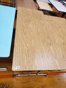 lot 182 image: Rectangular Activity Table 72 in x 30 in